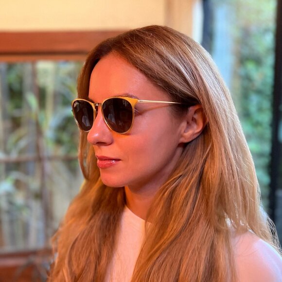 NEW! Ray-Ban Wayfarer Metal Gold Frame NWOT